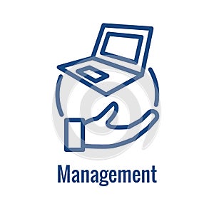 Kubernetes Development and Environment Icon Showing Aspect