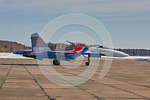 KUBINKA, MOSCOW REGION, RUSSIA Sukhoi Su-30