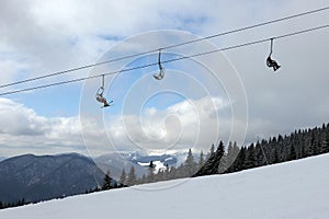 Lyžiarske stredisko Kubínska hoľa, Minčoľ, Oravská Magura, Dolná Orava, Slovensko