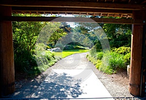 Kubota Garden entrance photo