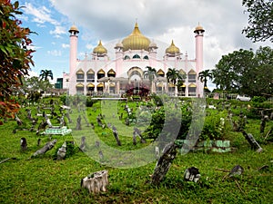 Kuching City Mosque in Kuching, Sarawak, Malaysia