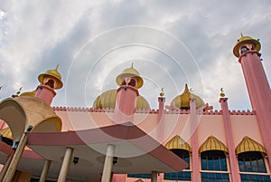 Kuching City Mosqueat day time, Sarawak, Malaysia. Masjid Bahagian