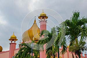 Kuching City Mosqueat day time, Sarawak, Malaysia. Masjid Bahagian