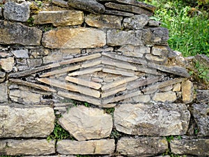 The Kuelap fortress near Chachapoyas, Peru was built by the Chacha people who lived in the fertile cloud forests. The