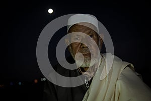 old libyan man portable