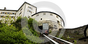 Kufstein - elevator to the castle fortress