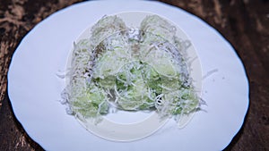 Kuih putu bambu photo