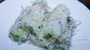 Kuih putu bambu photo