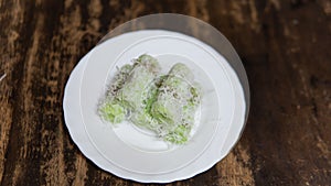 Kuih putu bambu photo