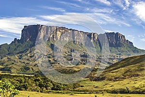 Kukenan Table Mount Called in Pemon Indians Language Kukenan Tepui, La Gran Sabana, Canaima National Park, Venezuela