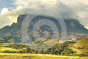 Kukenan Table Mount Called in Pemon Indians Language Kukenan Tepui, La Gran Sabana, Canaima National Park, Venezuela