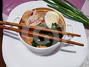 Kuksi - Korean wheat noodle soup