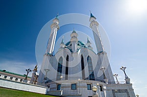 Kul Sharif Mosque in Kazan Kremlin. UNESCO World Heritage Site.