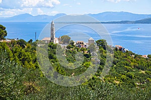 Kula Zale tower in Igrane, Croatia photo