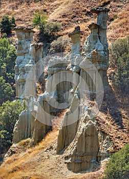 Kuladokya hills and rocks, fairy chimneys