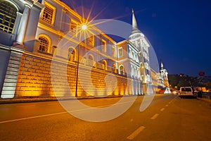 Kuleli Military High School is a military school located on the Anatolian side of the Bosphorus.