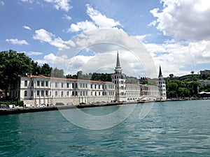Kuleli Military School by Bosphorus in Istanbul