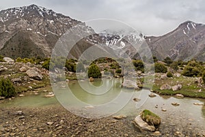 Kulikalon lakes in Fann mountains, Tajikist