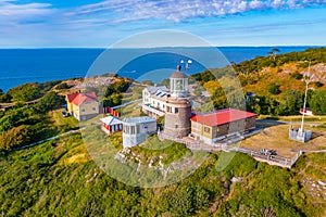 Kullen Lighthouse at Kullaberg peninsula in Sweden