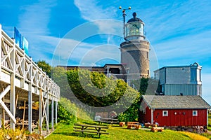 Kullen Lighthouse at Kullaberg peninsula in Sweden