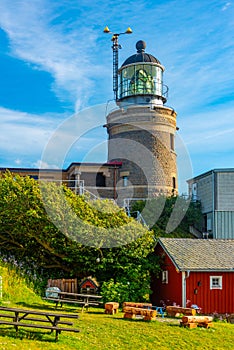 Kullen Lighthouse at Kullaberg peninsula in Sweden