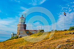 Kullen Lighthouse at Kullaberg peninsula in Sweden