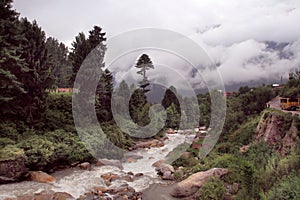 The Kullu Valley near Kullu town, India