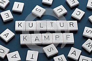 `Kulturkampf` a term that concerns social division and is used in politics, media and social sciences. For background.