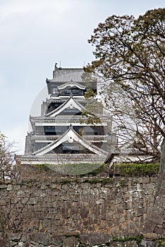Kumamoto Castle is a hilltop Japanese castle