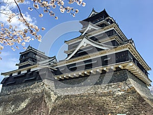 Kumamoto Castle In Japan
