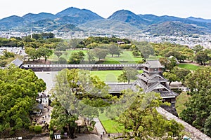 Kumamoto city panoramic view