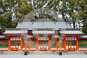 Kumano Hayatama Taisha Shrine in Shingu, Wakayama, Japan. It is part of the