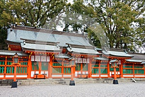 Kumano Hayatama Taisha Shrine in Shingu, Wakayama, Japan. It is part of the