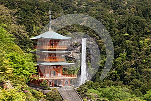 Kumano Nachi Taisha Shrine and Nachi no Taki Waterfall at Wakayama