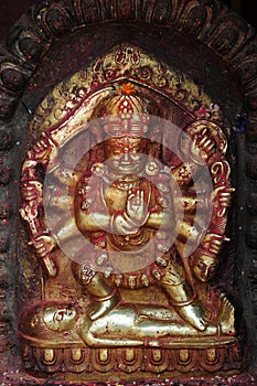 Kumari Amman or Kanya Kumari statue in Nepal