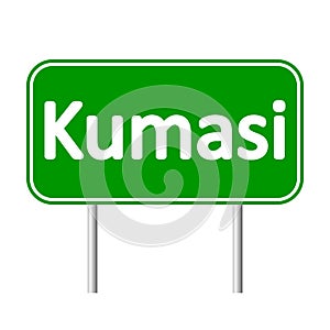 Kumasi road sign.