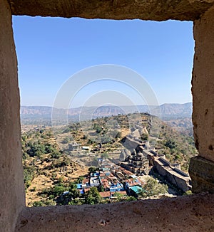 Kumbhalgarh fort complex in Rajasthan India