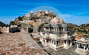 Kumbhalgarh fort in Rajasthan, India