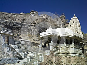 Kumbhalgarth Fort & temple - Rajasthan - India photo