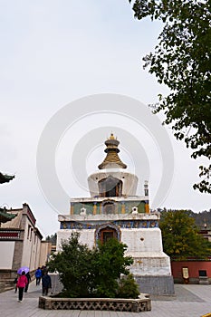 Kumbum Monastery, Ta`er Temple a Tibetan Buddhism Monastery in Huangzhong County, Xining Qinghai China