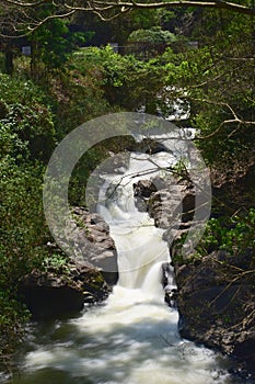 Kumily Waterfalls on the hilly route of Kumily to Thekkady