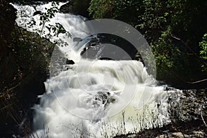 Kumily Waterfalls on the hilly route of Kumily to Thekkady