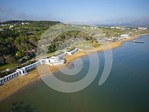 Kumkoy beach aerial view, Istanbul, Turkey