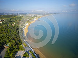 Kumkoy beach aerial view, Istanbul, Turkey