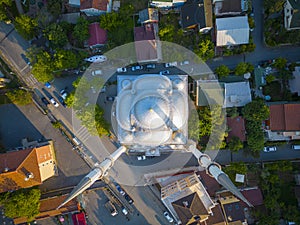 Kumkoy historic town center aerial view, Turkey