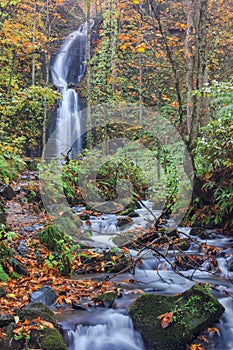 Kumoi-no-taki Falls in Oirase Stream - Towada, Aomori, Japan