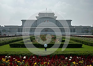 Kumsusan Palace of the Sun mausoleum in Pyongyang, North Korea.