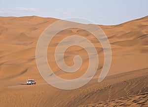 The Kumtag Desert scienic area Xinjiang Autonomous region. China