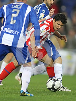 Kun AgÃÂ¼ero of Atletico de Madrid