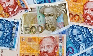 Kuna - currency of croatia photo
